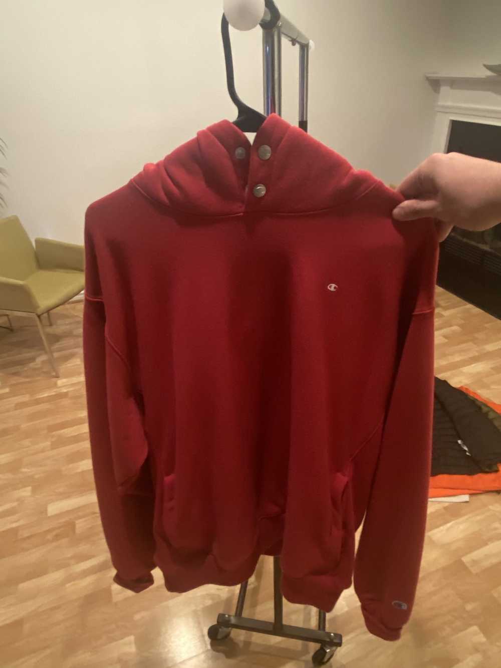 Champion RARE CHAMPION BUTTON UP HOODIE - image 1