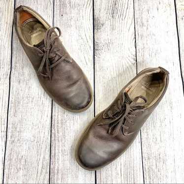 Clarks Clarks Collection Distressed Brown Leather 