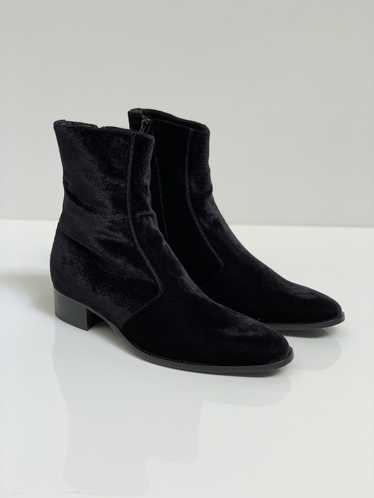 From The First Black Velvet Boots