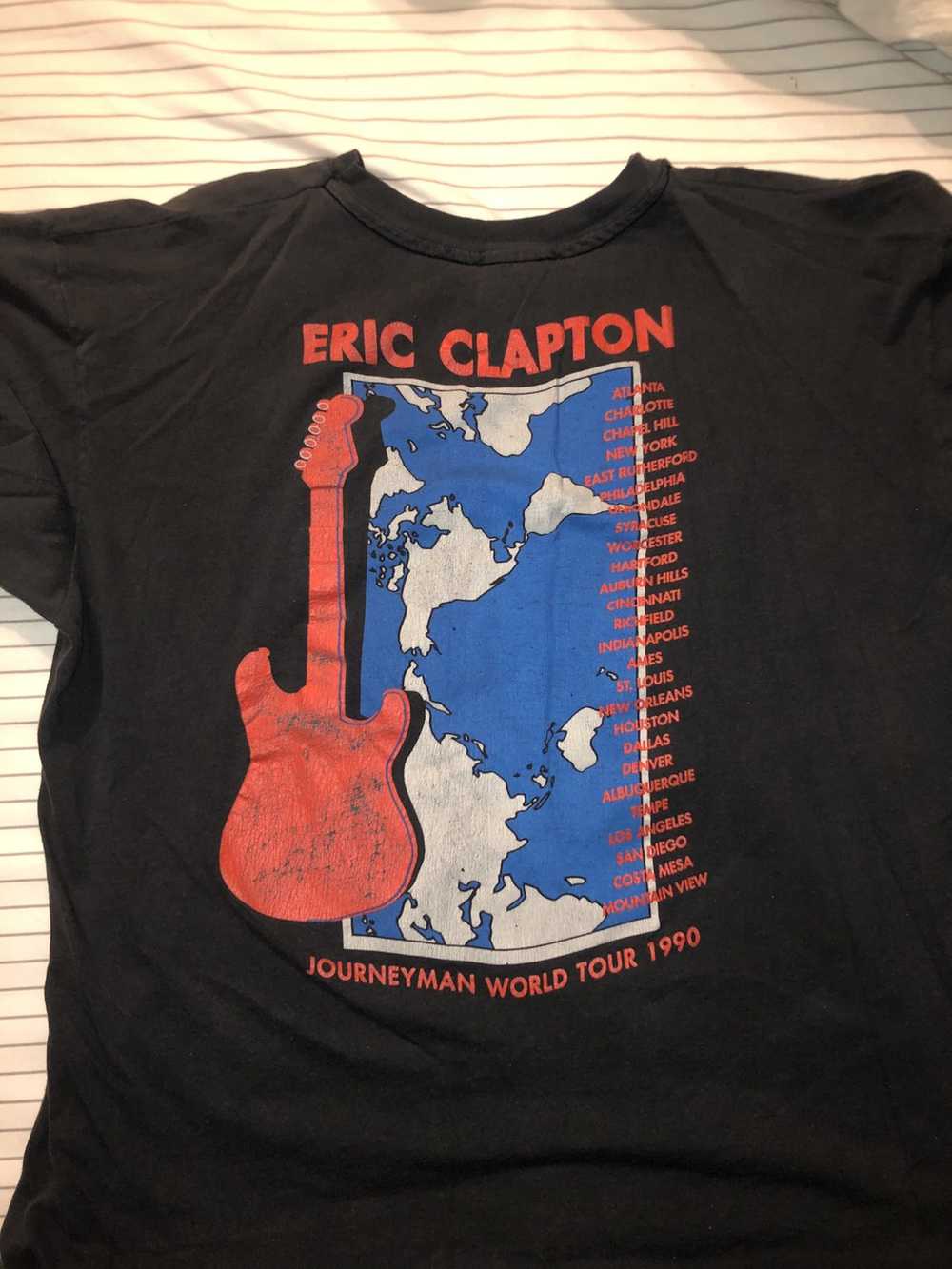 Vintage Vintage Eric Clapton 1990 tour shirt - image 4