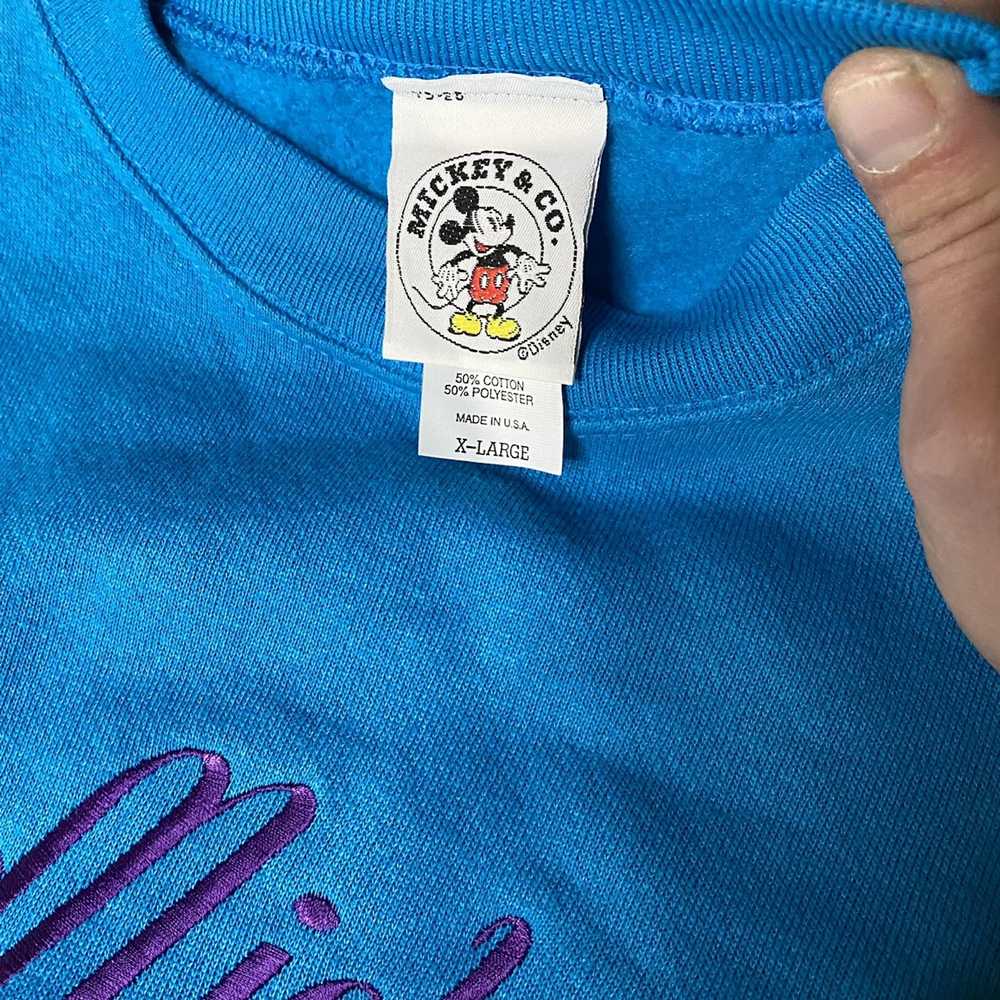 Vintage Vtg 90’s Mickey & Co Mickey Mouse Embroid… - image 4