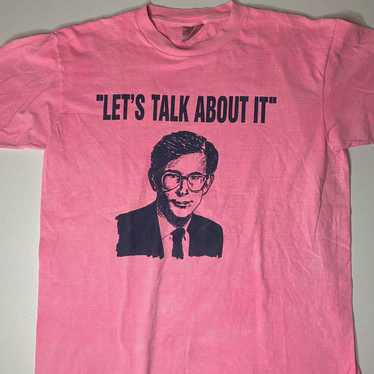 Vintage Vtg 90’s Let’s Talk About It Promo T-shir… - image 1