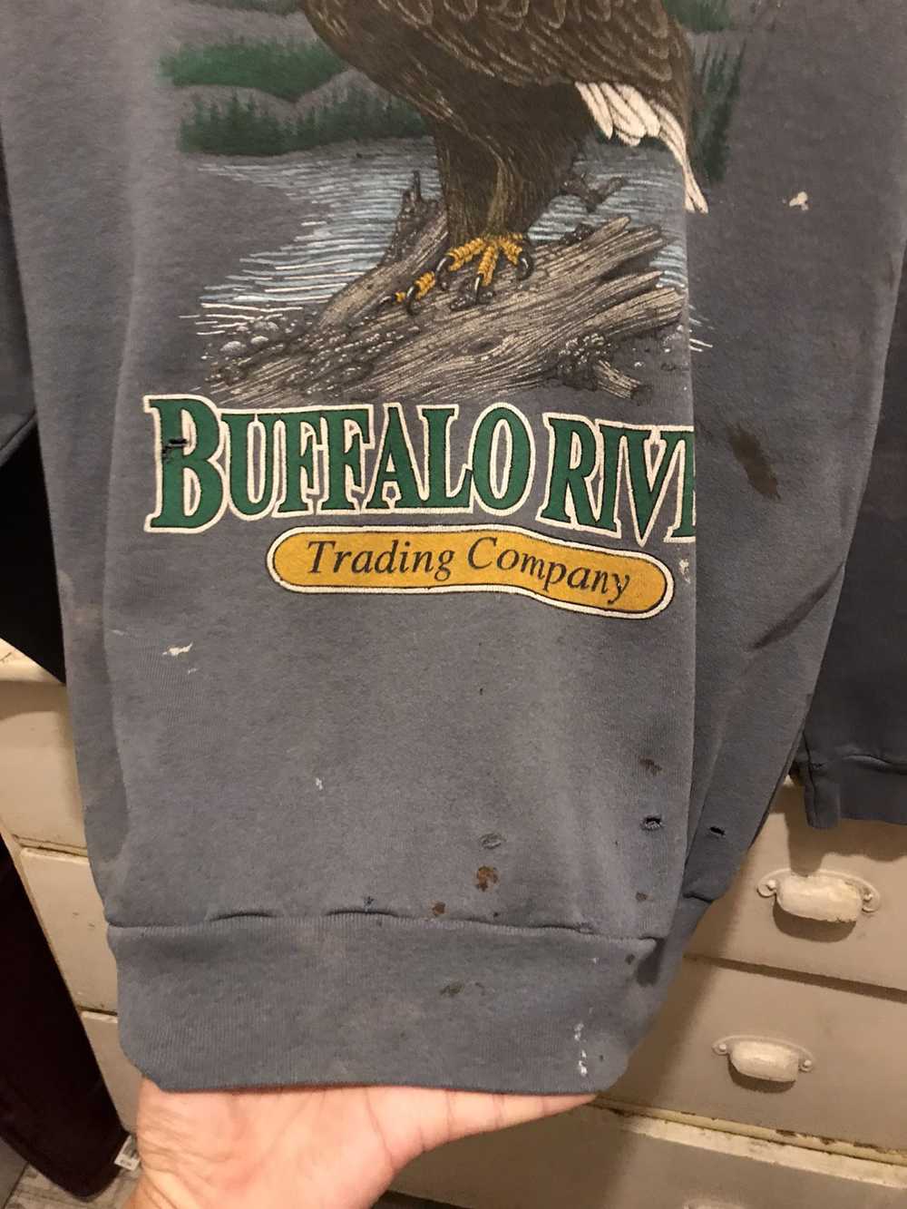 Vintage Vintage 90s Buffalo River Crewneck - image 3