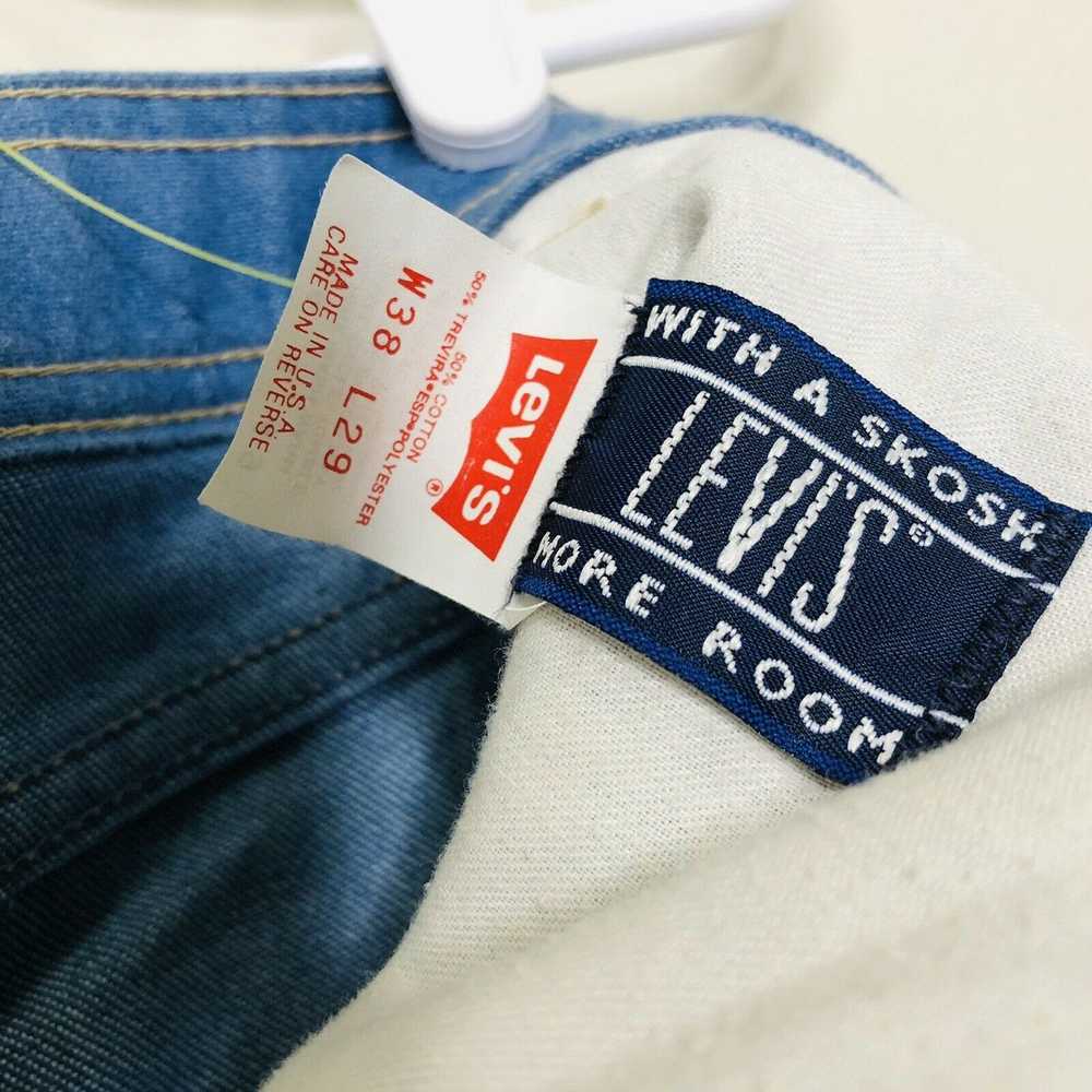 Levi's Vintage 90s Orange Tab Tag Levi Straus Lig… - image 7