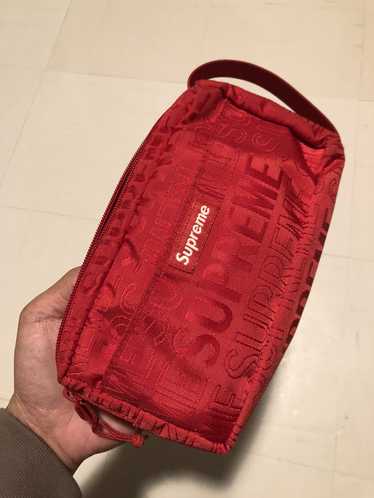 Supreme Red pouch bag