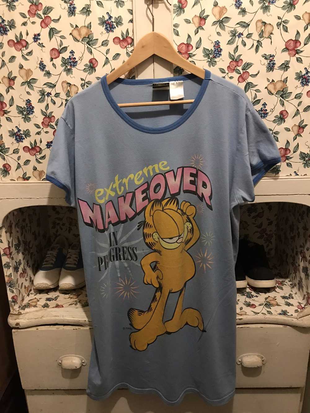 Vintage Vintage 90s Garfield Sleep Shirt - image 1