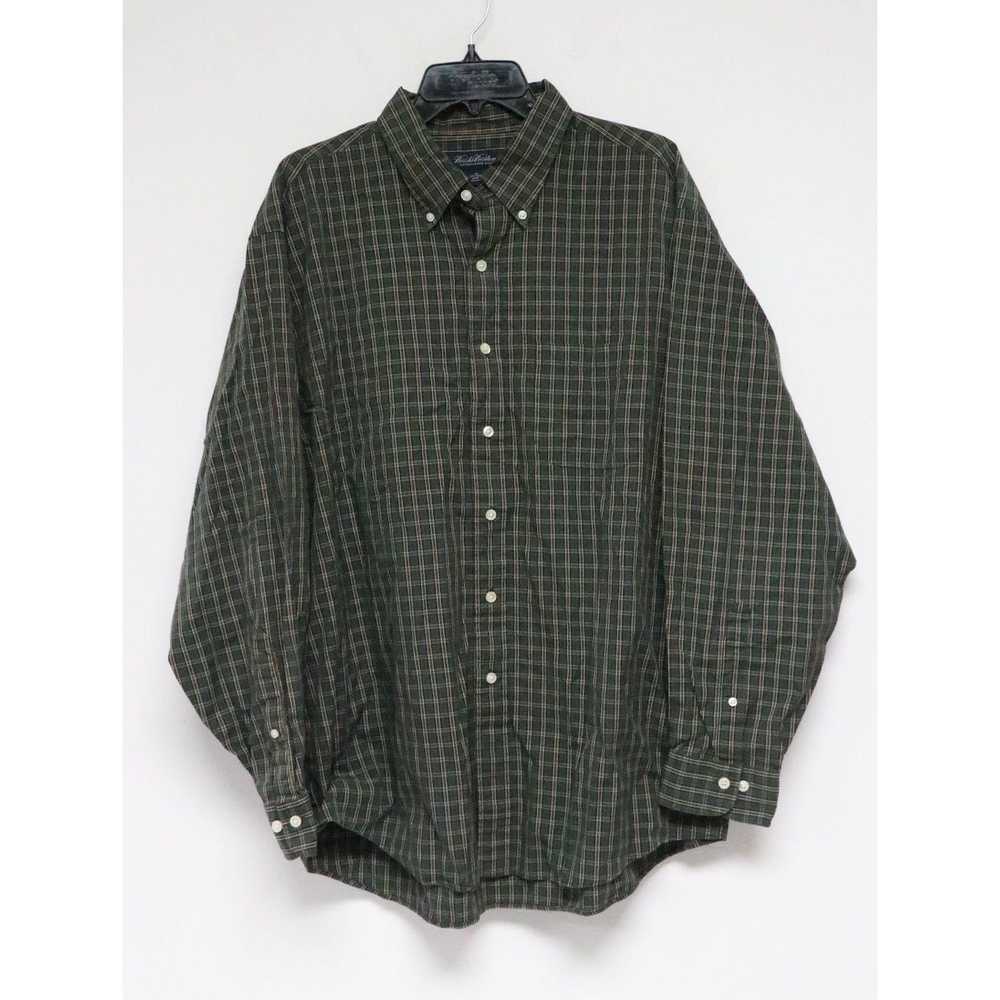 Brooks Brothers Brooks Brothers Mens Plaid Cotton… - image 1