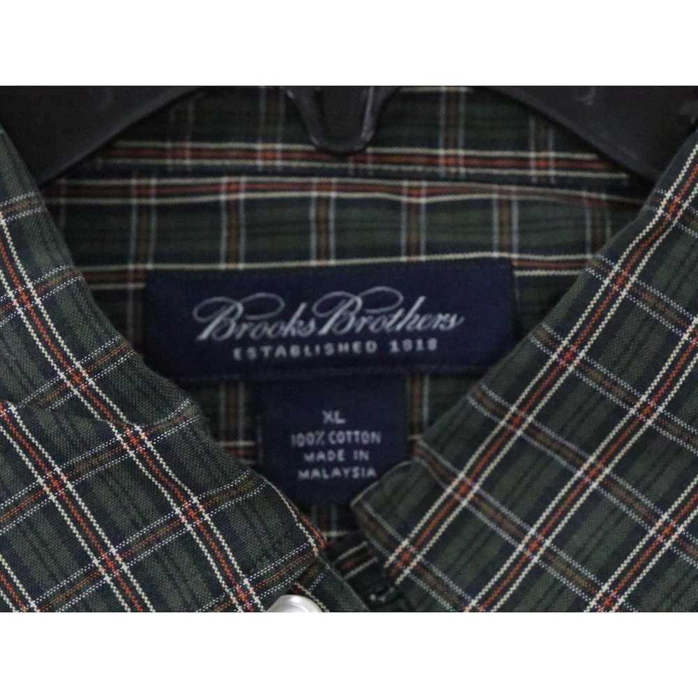 Brooks Brothers Brooks Brothers Mens Plaid Cotton… - image 3