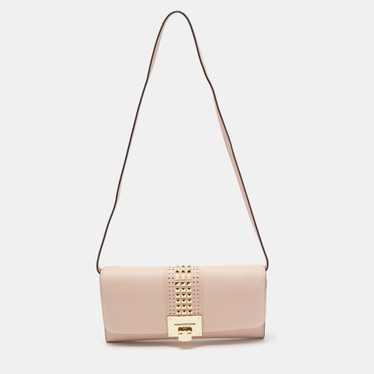 MICHAEL MICHAEL KORS Dusty Pink Leather Studded T… - image 1
