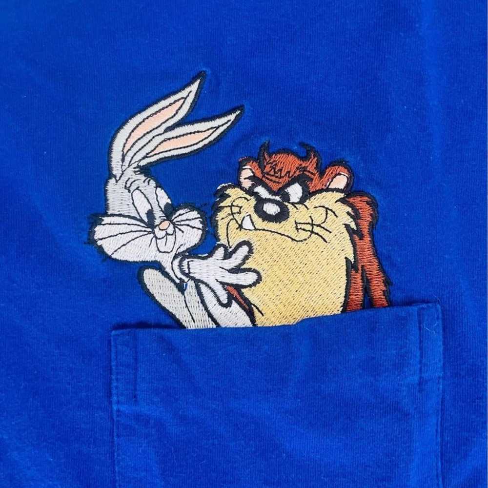 Vintage Looney Tunes Taz Bugs Bunny Shirt - Size … - image 2