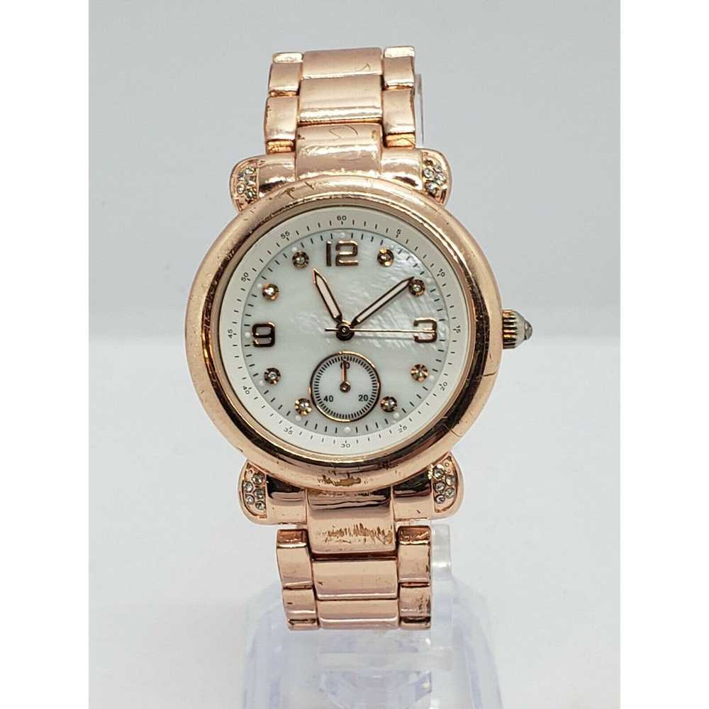 Other Women's 36mm Rose Gold MOP Analog Watch - image 3