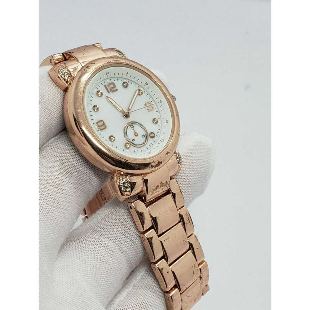 Other Women's 36mm Rose Gold MOP Analog Watch - image 8