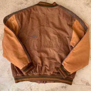 Fila Fila vintage genuine leather bomber 90s jacke