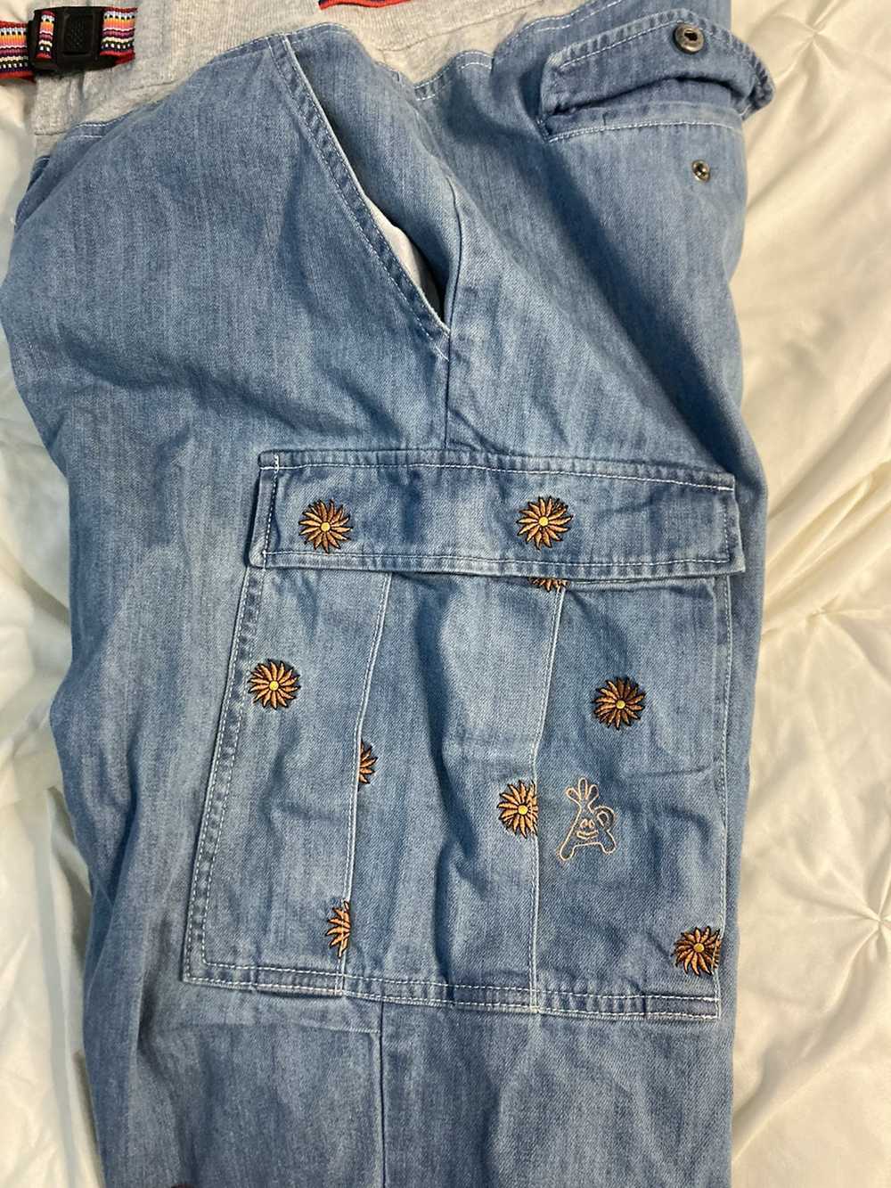 Vintage Sunflower denim - image 2