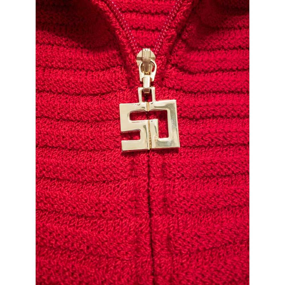 Designer St John Sport Essentials Marie Gray Red … - image 5