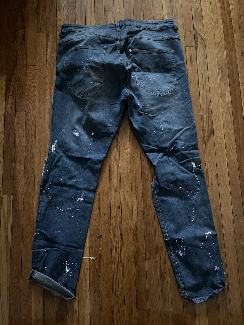 Custom Custom paint splat jeans - image 1