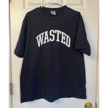 NWOT Wasted Collective WASTED" Black Men's T-Shirt