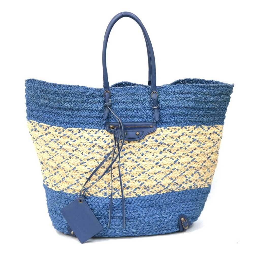 Balenciaga Balenciaga Le Cagoule Tote Bag Raffia … - image 1