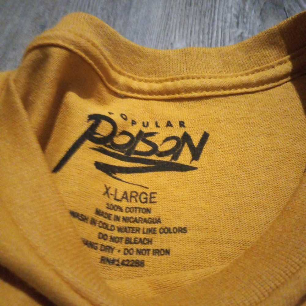 Mens Popular Poison T Shirt Ginger  Colorway sz X… - image 8