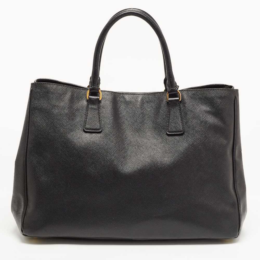 Prada PRADA Black Saffiano Lux Leather Large Gard… - image 4