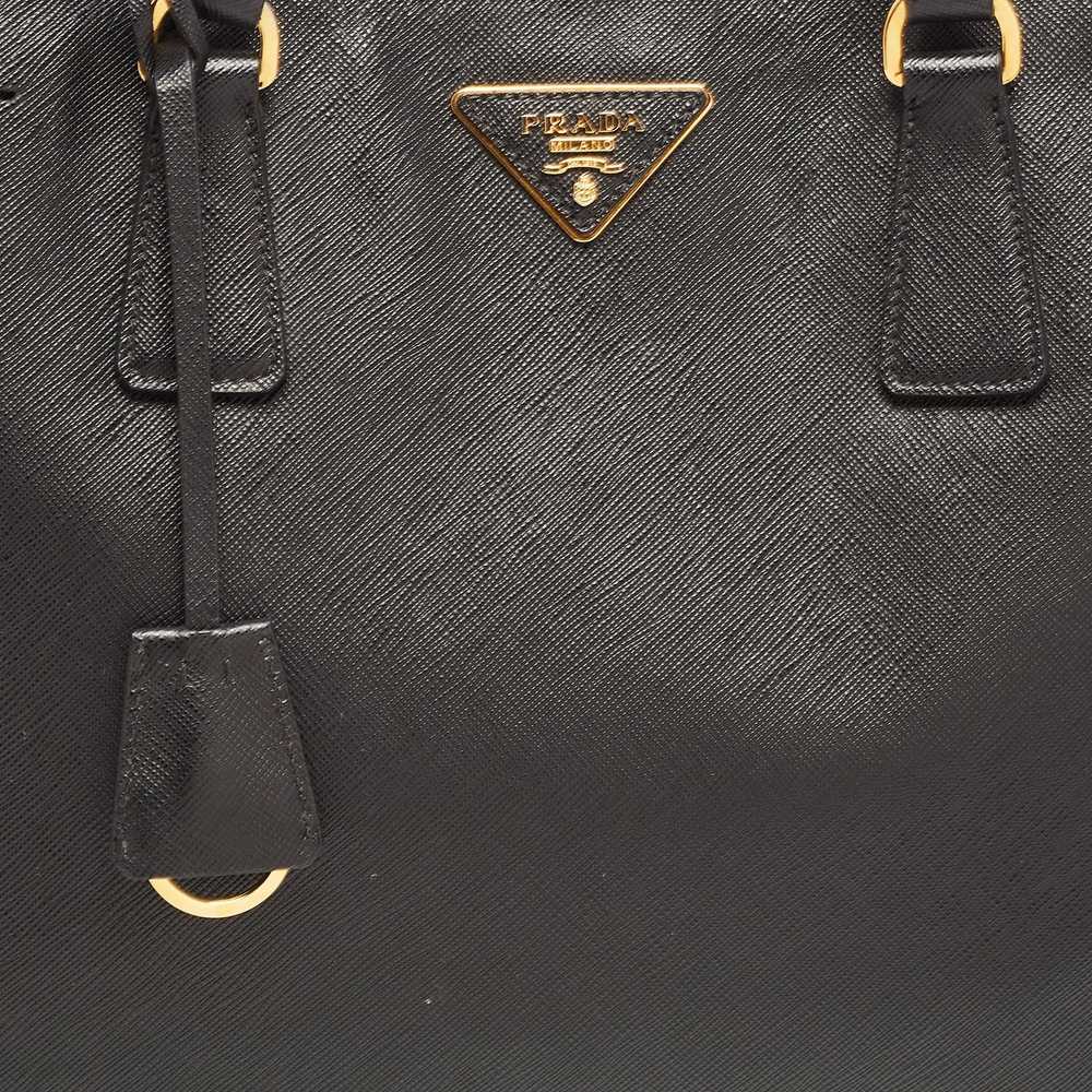 Prada PRADA Black Saffiano Lux Leather Large Gard… - image 5