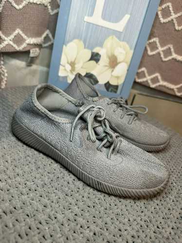 Other Cute Qupid Gray Knit Workout Shoes Sneakers