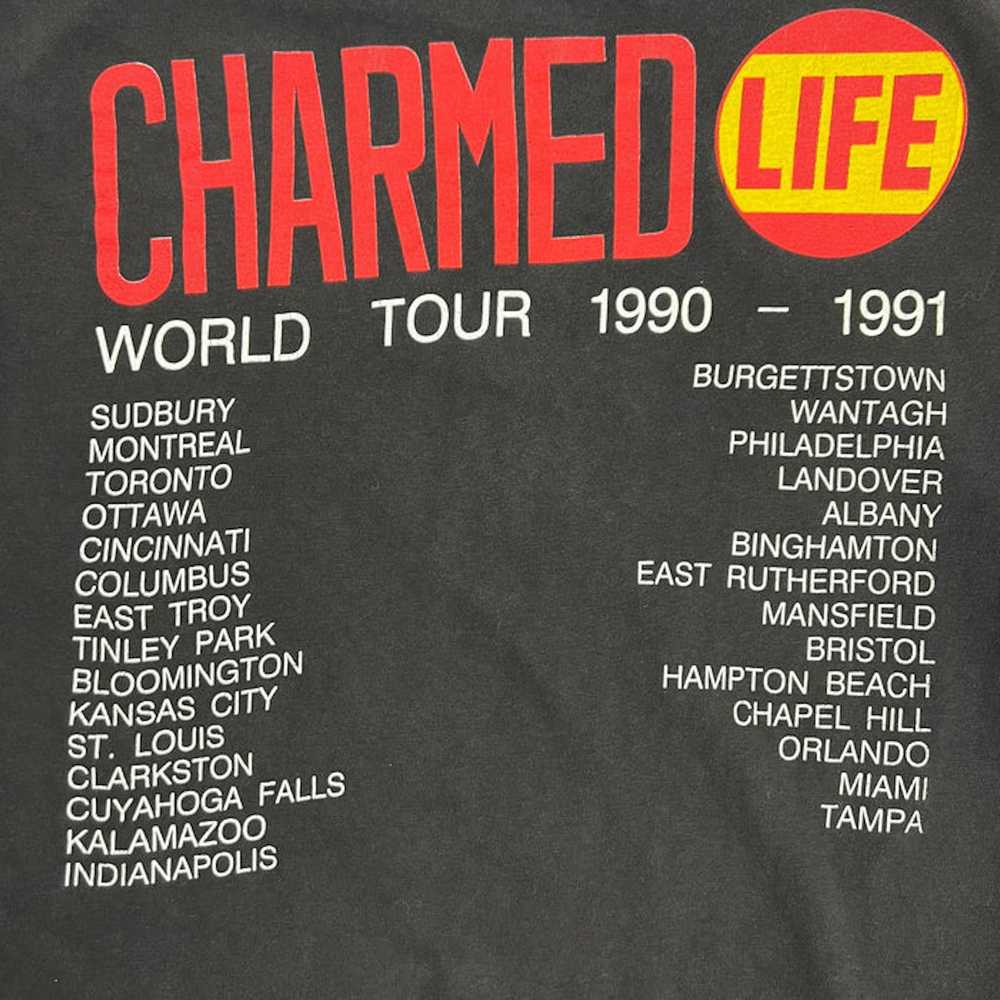 Vintage 1990 BILLY IDOL CHARMED LIFE BLACK TOUR T… - image 6