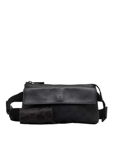 Gucci Black GG Supreme Belt Bag in Excellent Cond… - image 1
