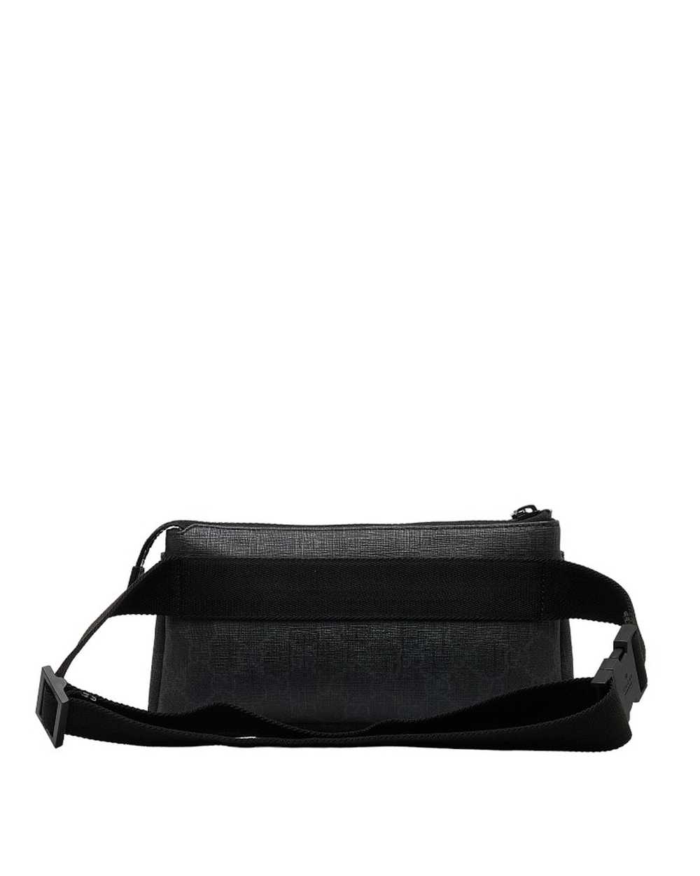 Gucci Black GG Supreme Belt Bag in Excellent Cond… - image 3