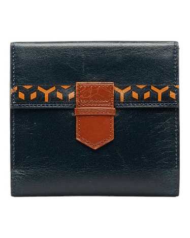 Other Black Leather Trifold Wallet in AB Condition