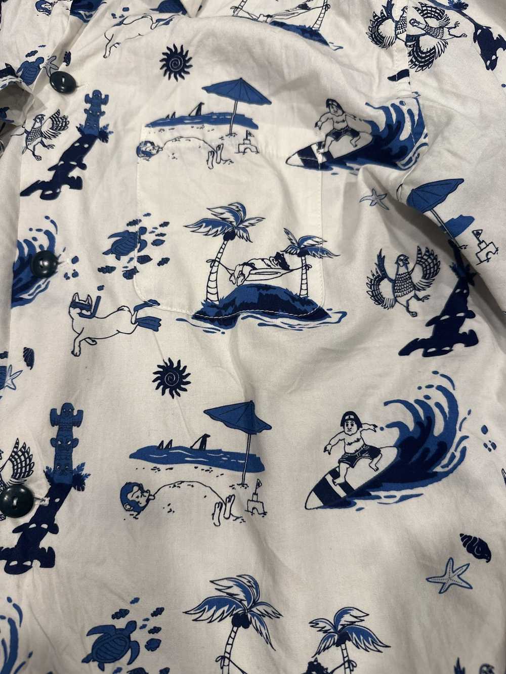 Momotaro Momotaro rayon blend alpha shirt - image 2