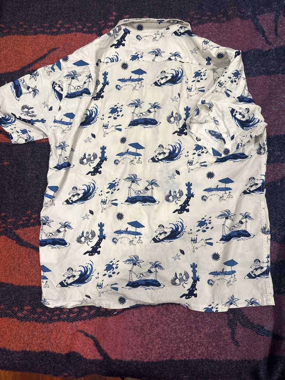 Momotaro Momotaro rayon blend alpha shirt - image 3