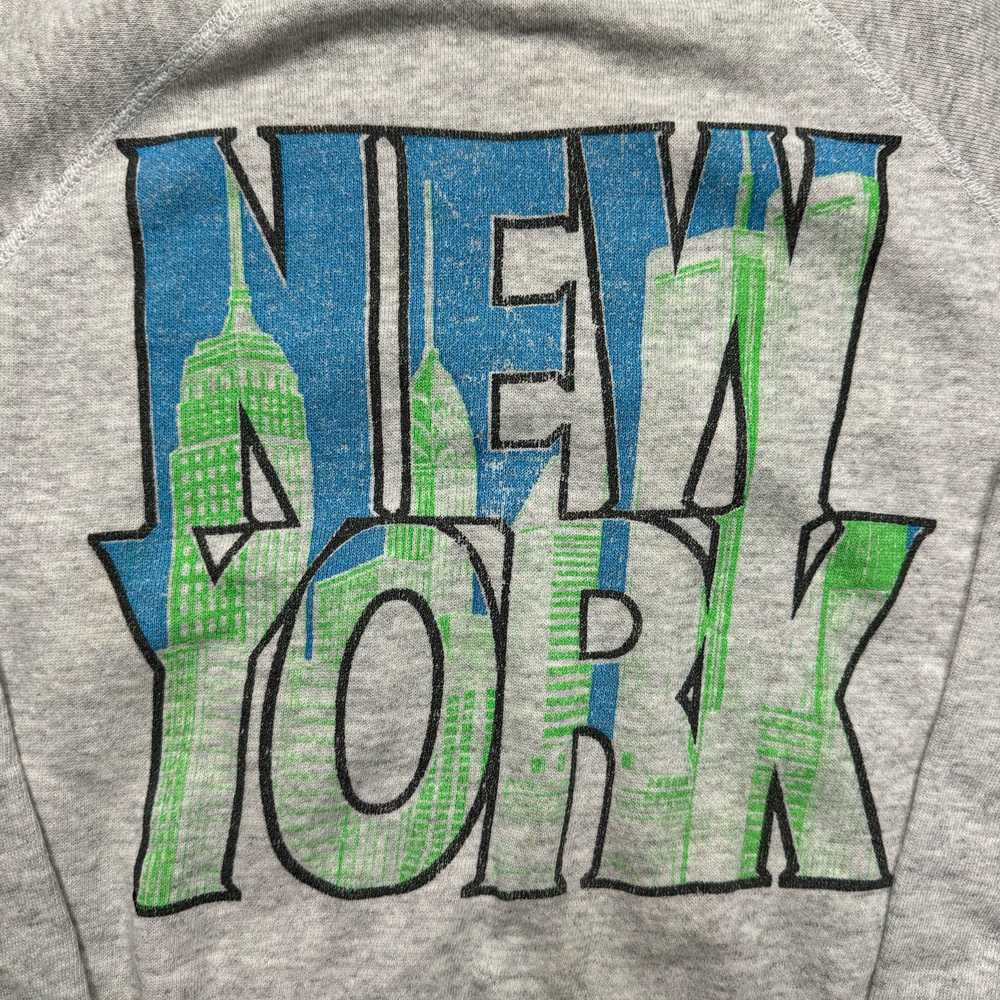 Vintage New York City 1991 Vintage Gray Graphic C… - image 4