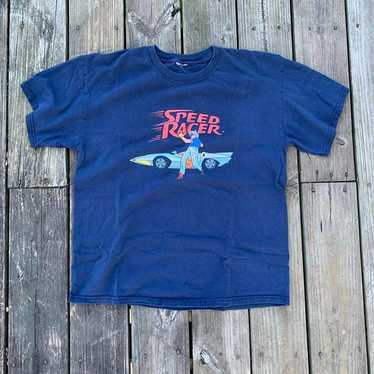 Vintage 80’s SPEED RACER Cartoon Network Tee Shirt - image 1