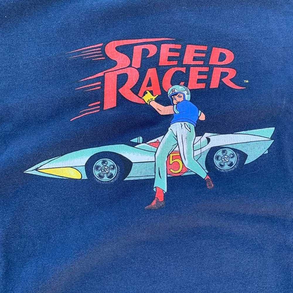 Vintage 80’s SPEED RACER Cartoon Network Tee Shirt - image 2