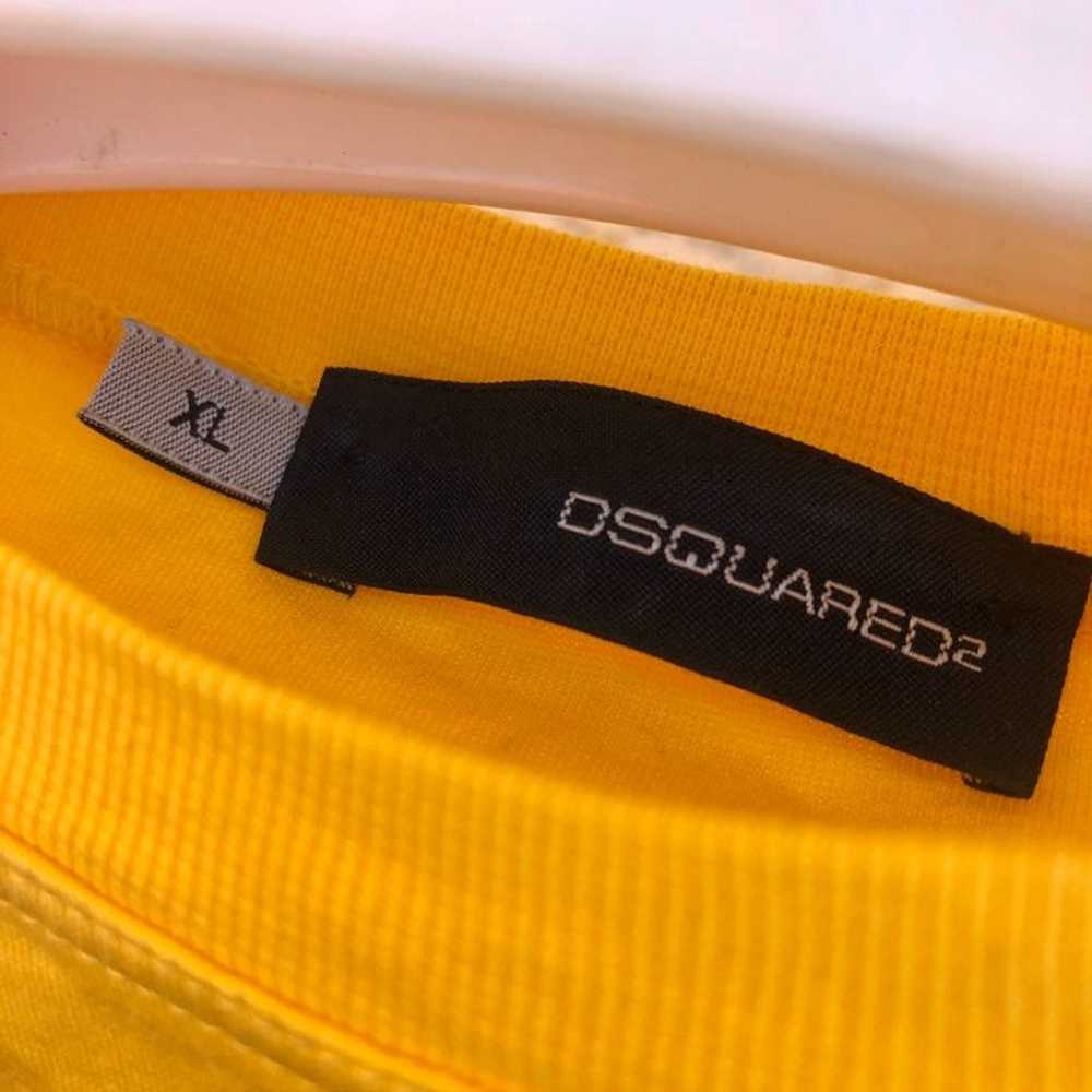 DSQUARED2 Yellow Dean & Dan T-Shirt - image 2