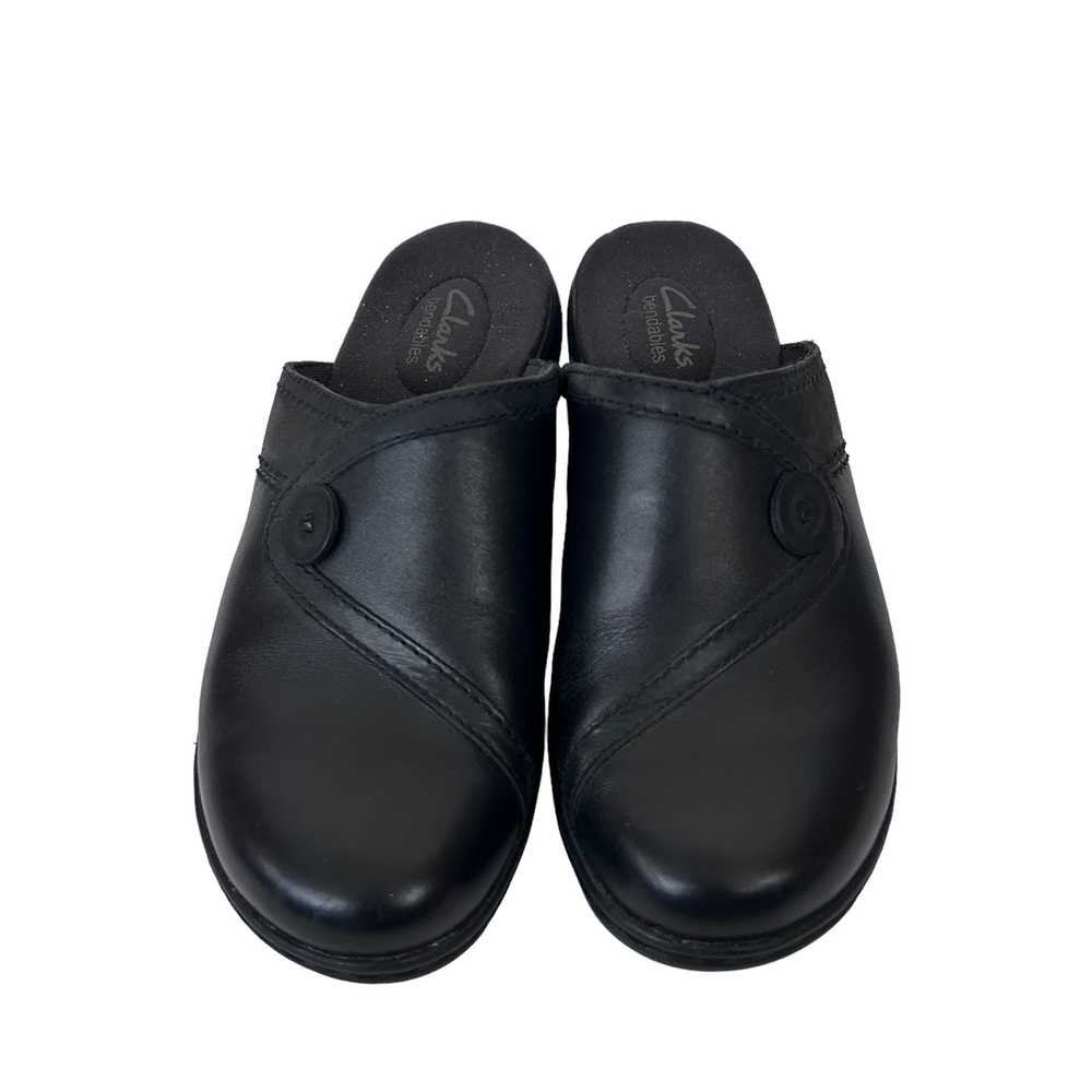Clarks Clarks Bendables Black Leather Slip On Clo… - image 3