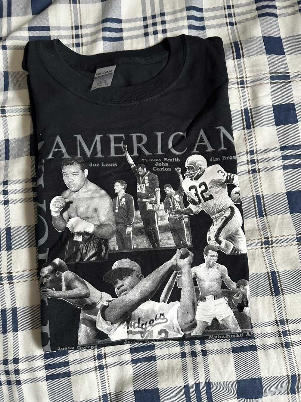 Vintage Vintage African American Heros Tee - image 4