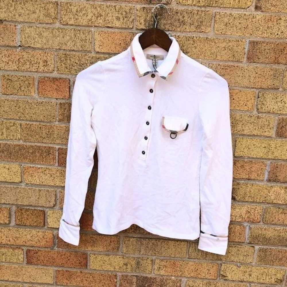 Burberry Burberry Novacheck Button Up Shirt XS Wh… - image 4