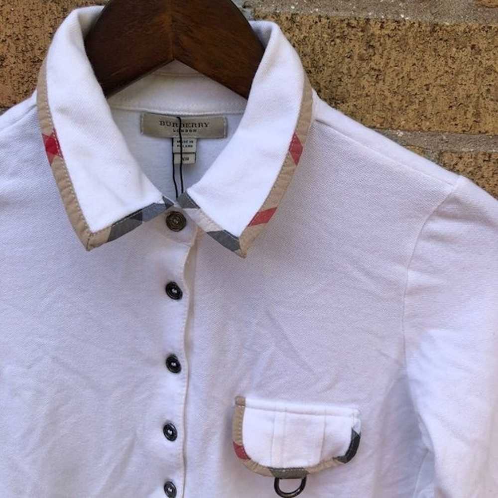 Burberry Burberry Novacheck Button Up Shirt XS Wh… - image 5