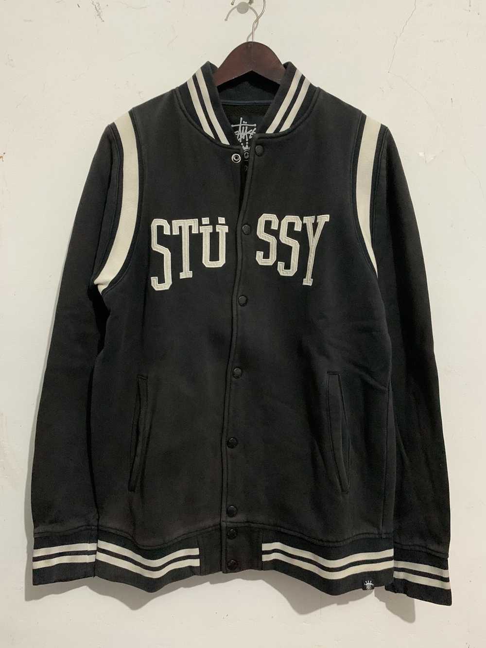 Stussy × Vintage Vintage Stussy Varsity Bomber Jacket - Gem