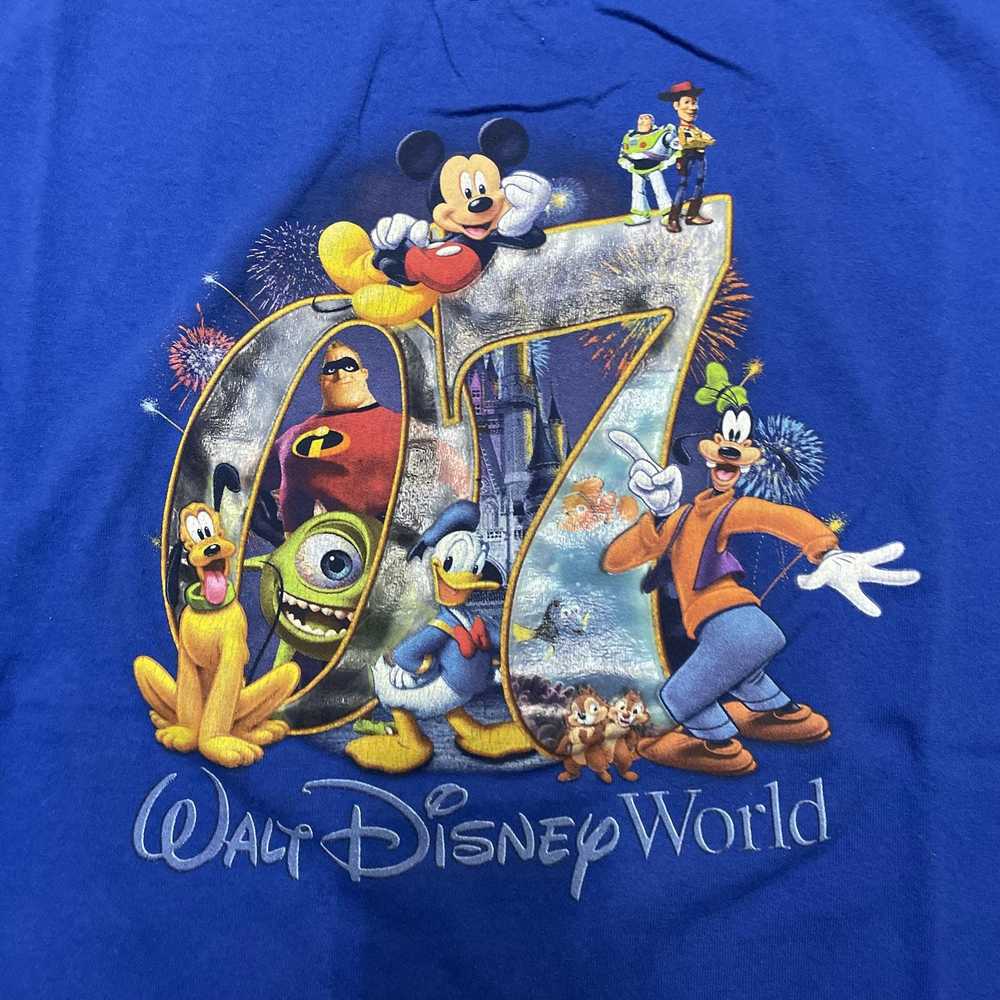 Designer Vintage Shirt Mens XXL Walt Disney World… - image 3