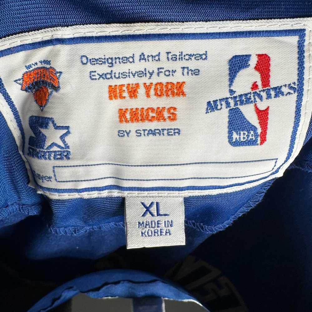 Starter Vintage Starter NY Knicks Warm Up Jacket … - image 9