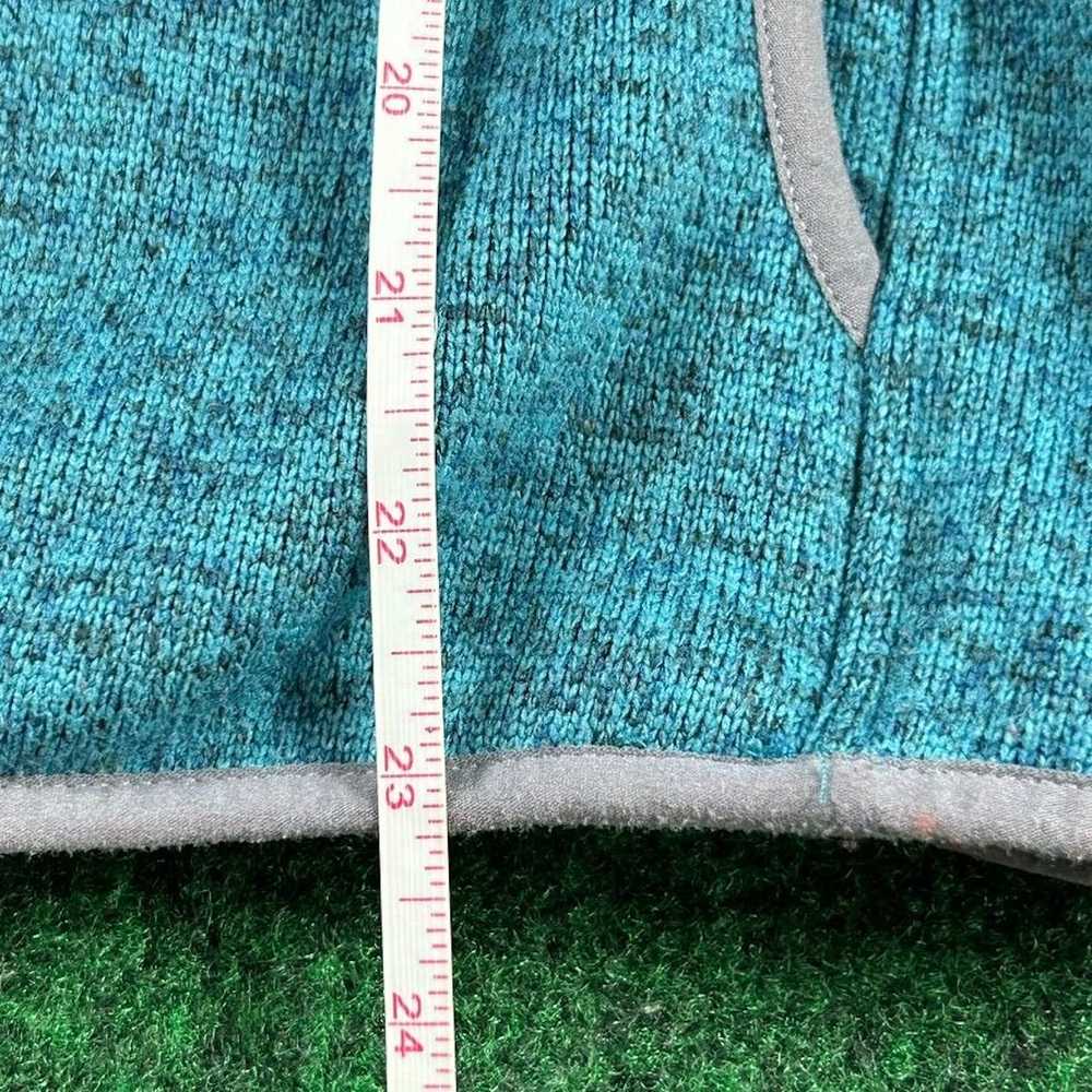L.L. Bean LL Bean Blue Pullover Misses Knit Snap … - image 4