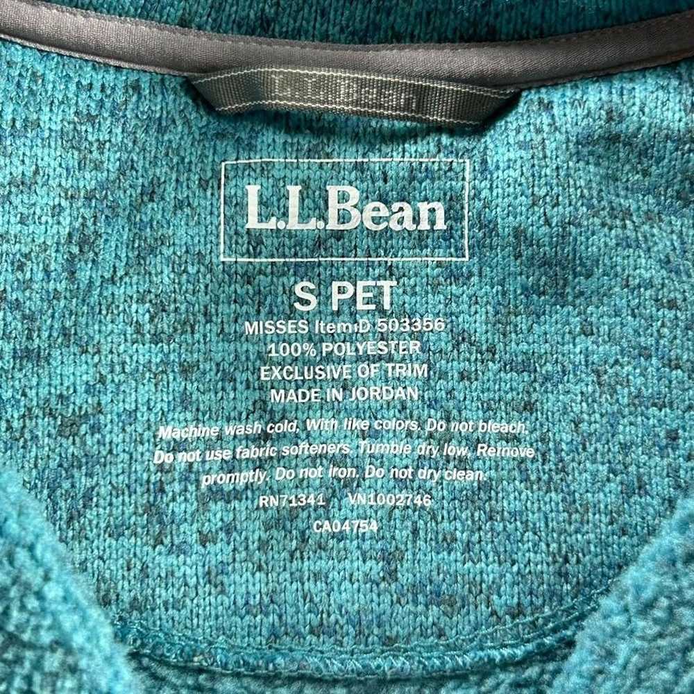 L.L. Bean LL Bean Blue Pullover Misses Knit Snap … - image 7