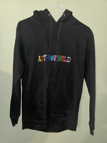 ASTROWORLD Travis Scott Wish You Were offers Here Tour Hoodie Black Embroidered Small