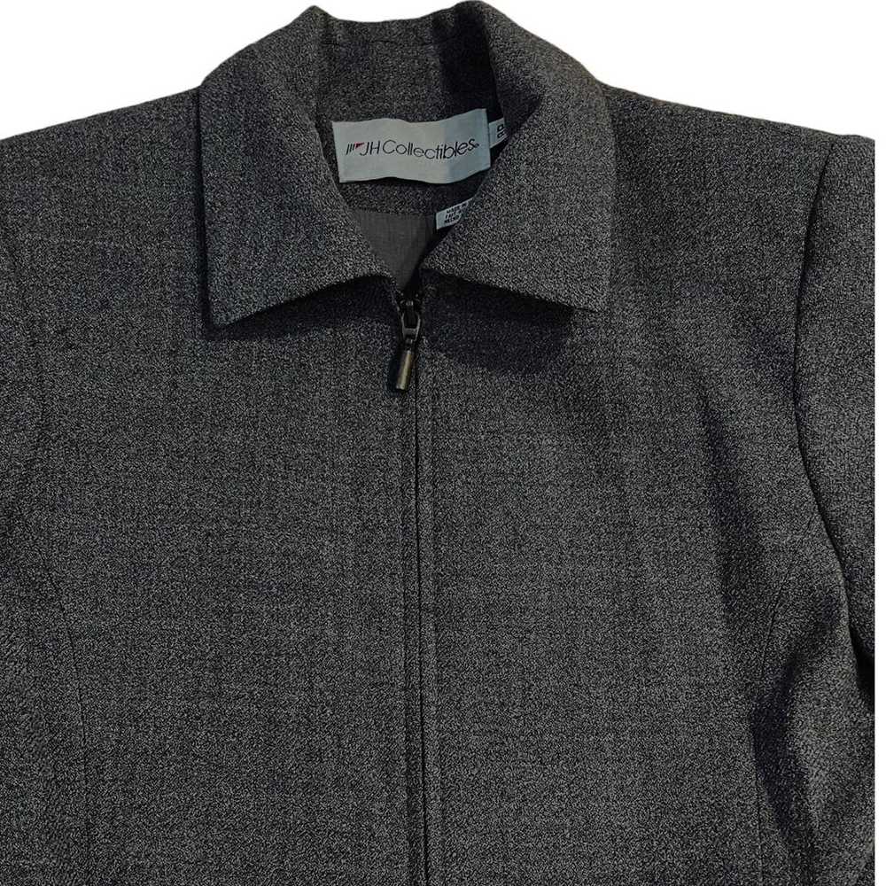 J.H Collectibles JH Collectibles Gray Wool Blend … - image 7