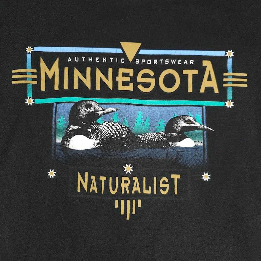 Vintage Vintage Minnesota Naturalist T Shirt Mens… - image 2