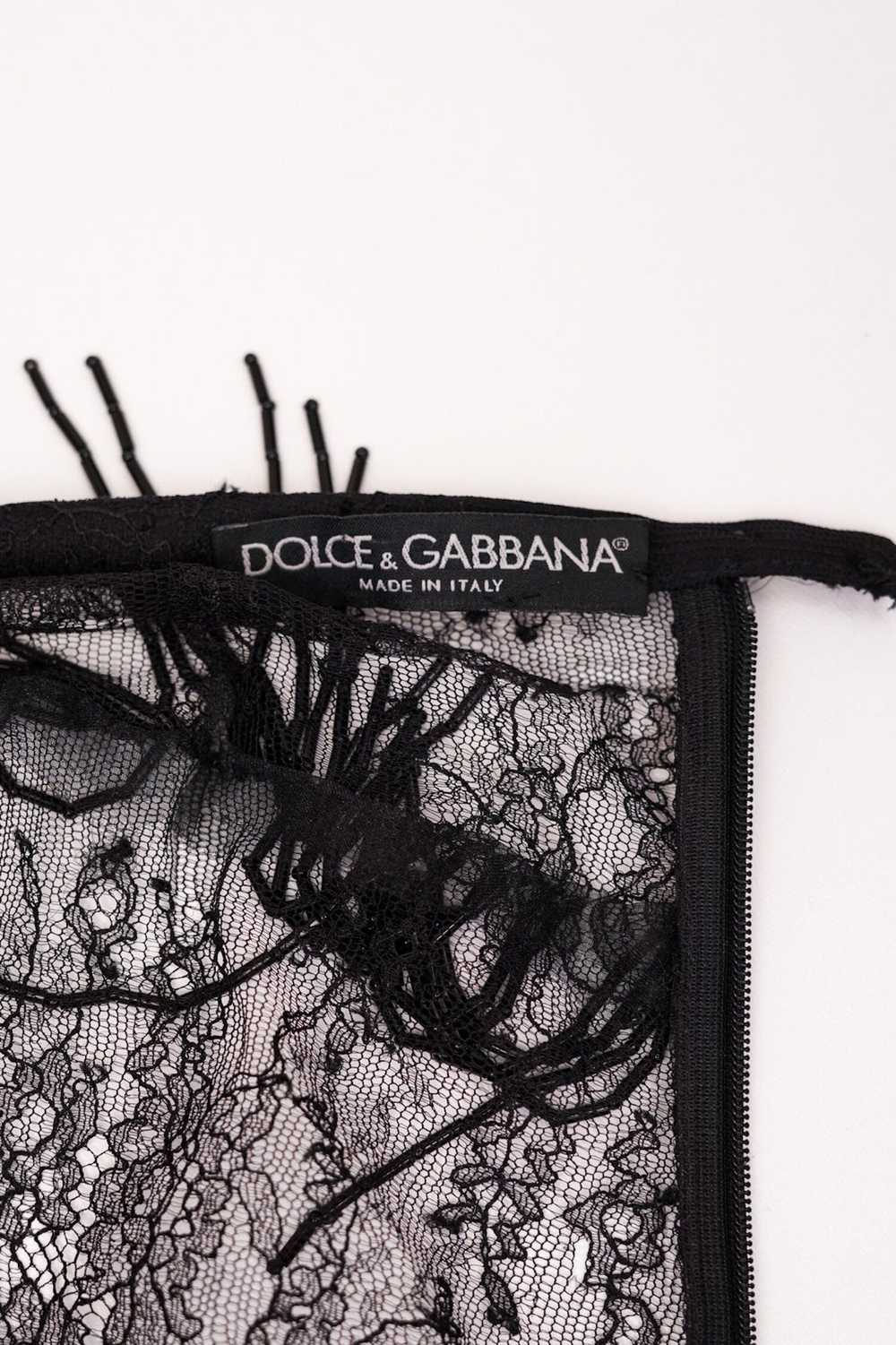 Dolce & Gabbana Dolce and Gabbana Black Lace Bead… - image 6
