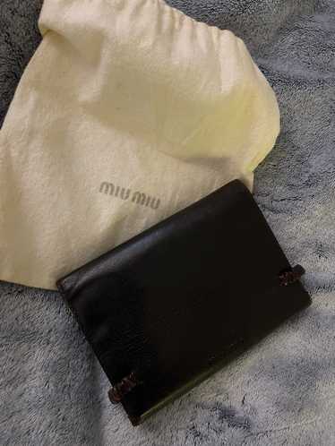 Miu Miu × Prada RARE 90’s Miu Miu Leather Wallet